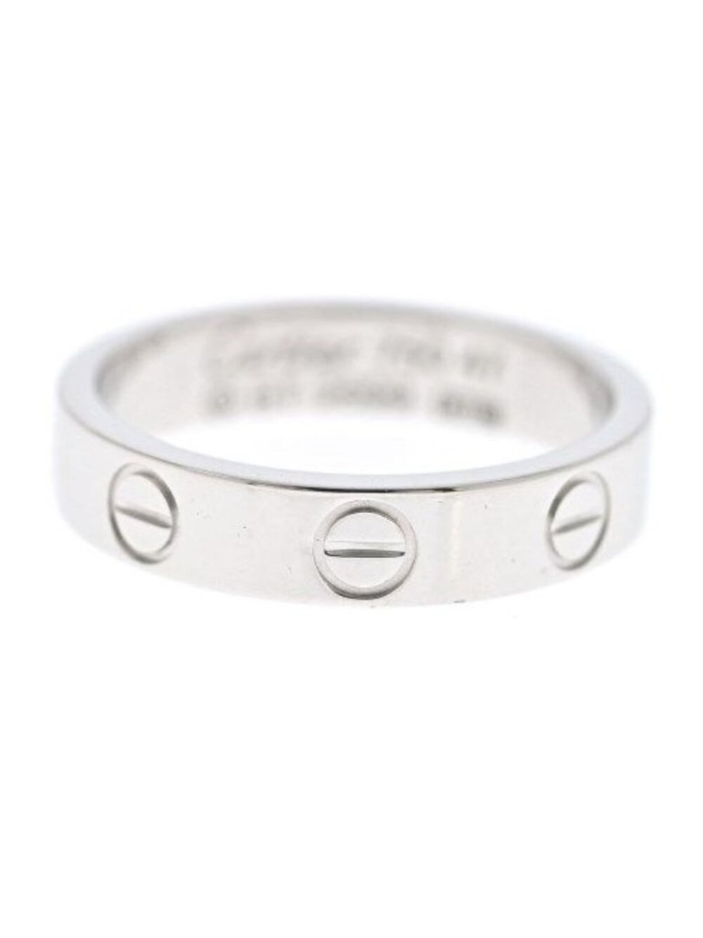 Cartier Love Wedding Ring Mini 18K White Gold New